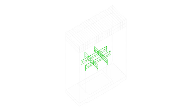 106 52 0542 Axonometrie Biaxiales Tragwerk X Ray